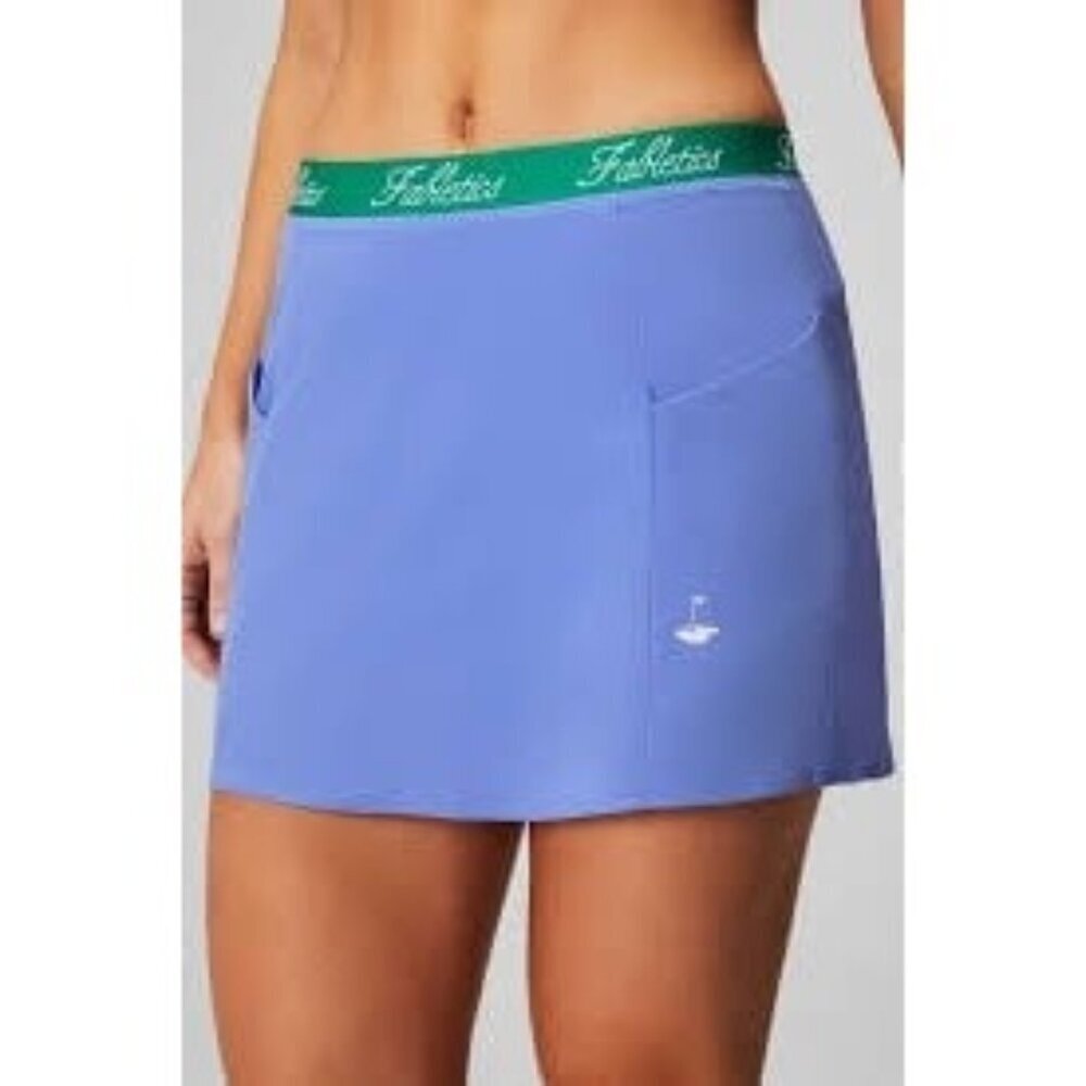 Fabletics Athletic Skirt Periwinkle Punch Woven Built In Shorts Medium Skort